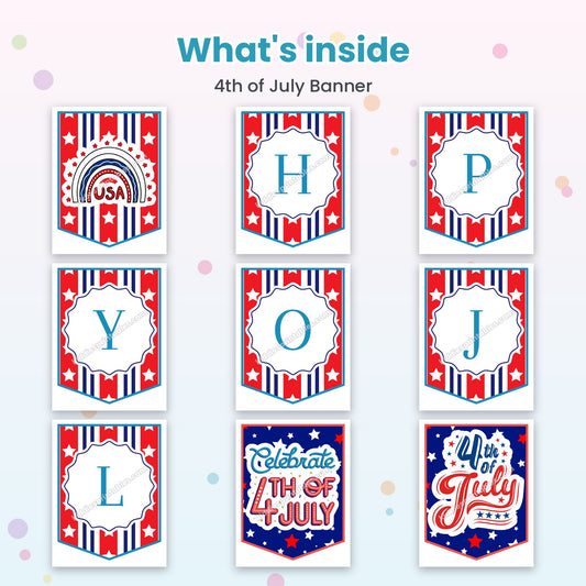 4th of July Banner – what's inside