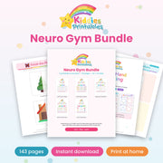 Neuro Gym Bundle — 5 Brain & Coordination Printable Packs for Kids (143 Pages)