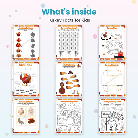 Inside pages of Turkey Facts for Kids