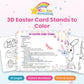 3D Easter Card Stands to Color printable – main preview