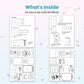 All About My Dad Mini Book printable – inside pages preview