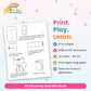 All About My Dad Mini Book printable – what's included