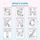 Alphabet Find and Color A-Z printable – inside pages preview