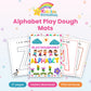 Alphabet Play Dough Mats printable – cover