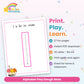 Alphabet Play Dough Mats printable – what's included