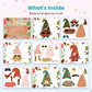 Build a Fall Gnome Craft printable – inside pages preview