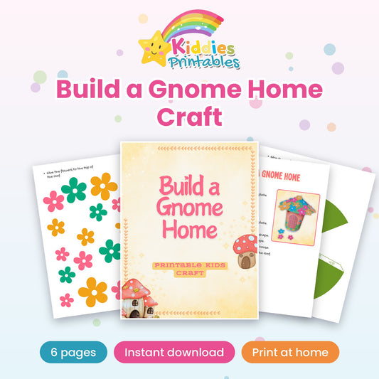 Build a Gnome Home Craft printable – cover