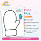 Build Your Own Winter Mittens printable – what's included