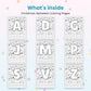 Christmas Alphabet Coloring Pages printable - whats inside
