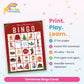 Christmas Bingo Cards printable – what's included
