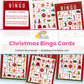 Christmas Bingo Cards printable – page collage
