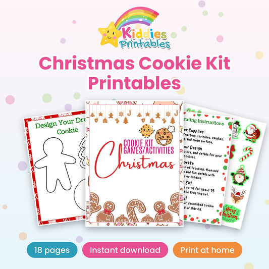 Christmas Cookie Kit Printables cover