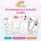 Christmas Cut & Build Crafts printable – cover