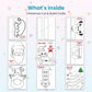 Christmas Cut & Build Crafts printable – inside pages preview