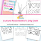 Cut and Paste Mother's Day Craft printable – page collage