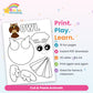 Cut & Paste Animals printable – what's included