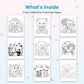 Inside pages of Cute Valentine Coloring Pages