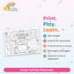 Easter Activity Placemats printable – what's included