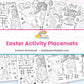 Easter Activity Placemats printable – page collage
