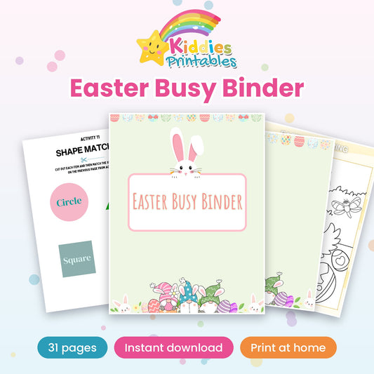 Easter Busy Binder printable – main preview