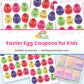 Easter Egg Coupons for Kids – page collage