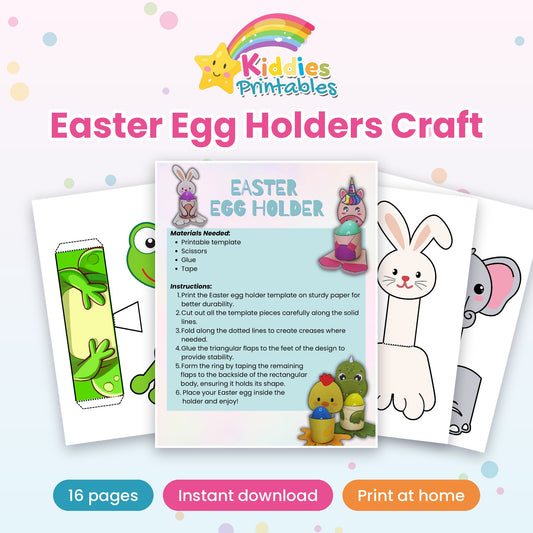 Easter Egg Holders Craft printable – main preview