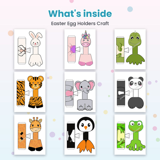 Easter Egg Holders Craft – what's inside
