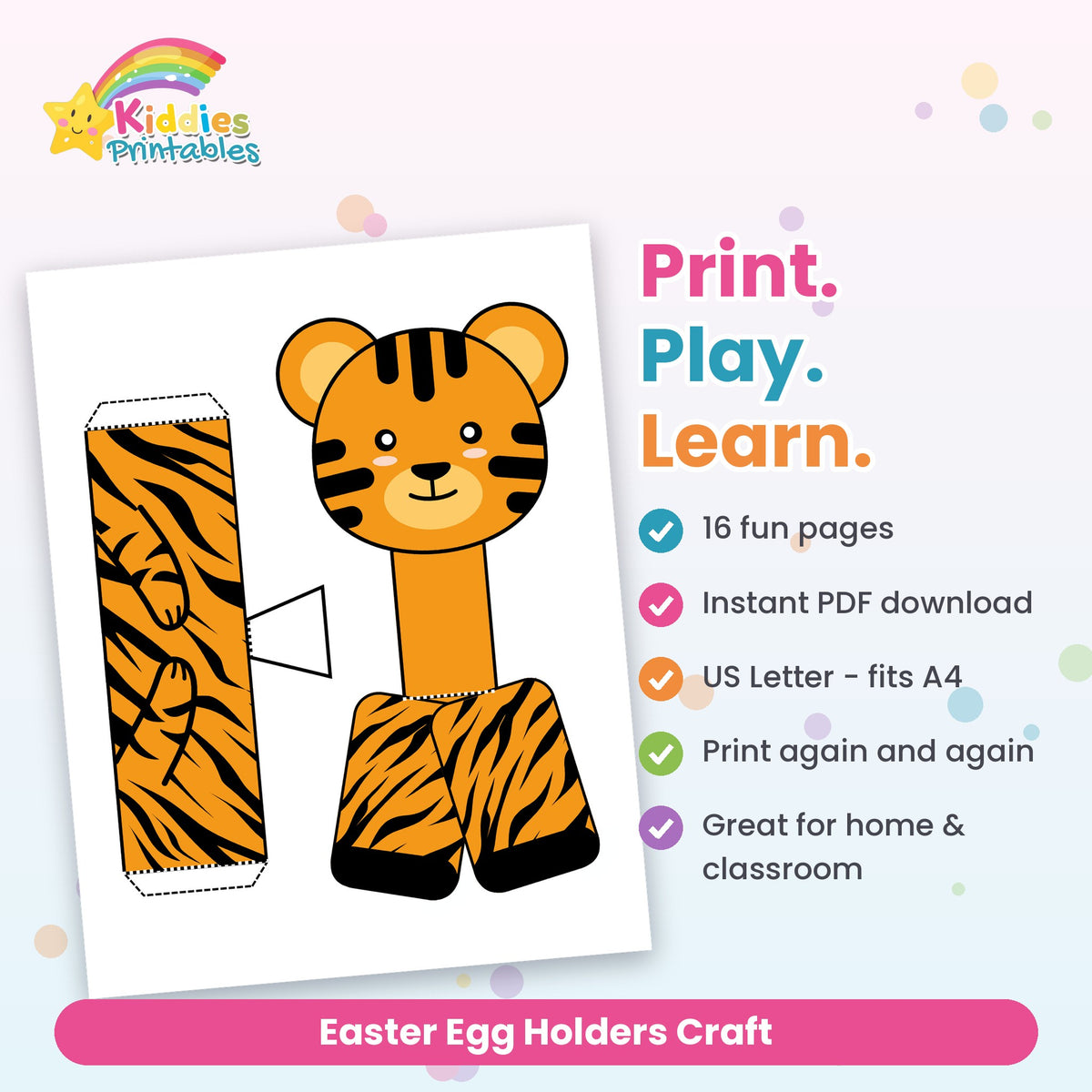 Easter Egg Holders Craft – features