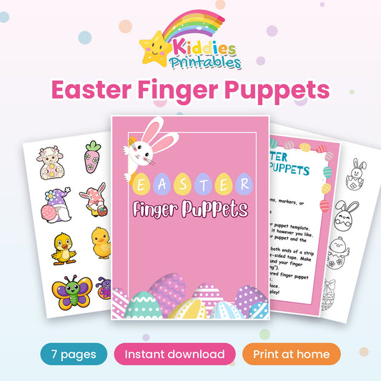 Easter Finger Puppets printable – cover