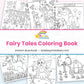 Fairy Tales Coloring Book – page collage