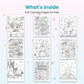 Fall Coloring Pages for Kids printable – inside pages preview