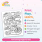 Fall Coloring Pages for Kids printable – what's included