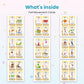 Fall Movement Cards printable – inside pages preview