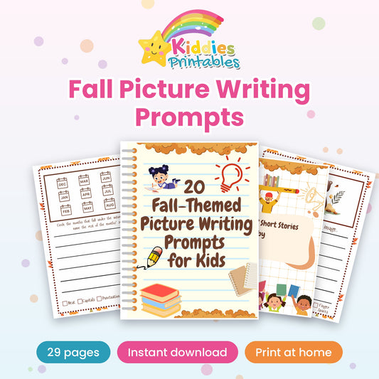 Fall Picture Writing Prompts printable – cover
