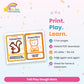 Fall Play Dough Mats printable – what's included