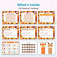 Fall Reading Challenge printable – inside pages preview
