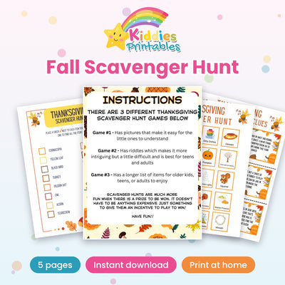 Fall Scavenger Hunt