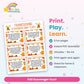 Fall Scavenger Hunt printable – what's included