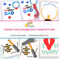 Father's Day Handprint & Footprint Craft – page collage