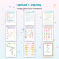 Finger Gym Focus Workbook printable - inside pages preview