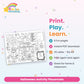 Halloween Activity Placemats printable – what's included