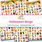 Halloween Bingo printable - page collage