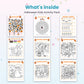 Halloween Kids Activity Pack printable - whats inside