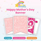 Happy Mother's Day Banner printable – cover