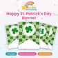 Happy St. Patrick's Day Banner printable – main preview