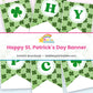 Happy St. Patrick's Day Banner – page collage