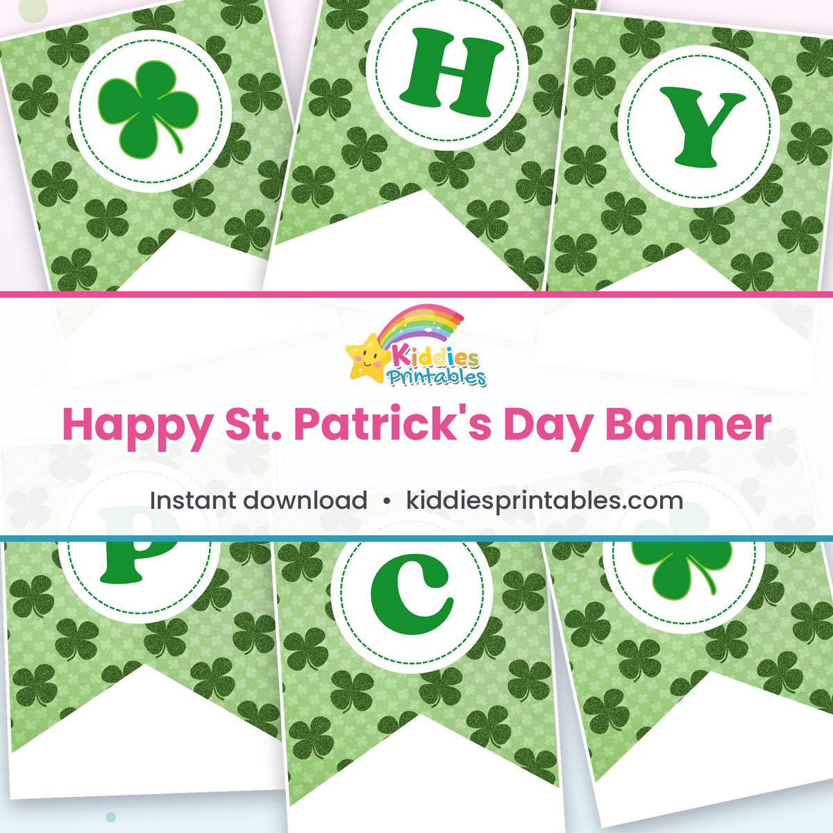 Happy St. Patrick's Day Banner – page collage