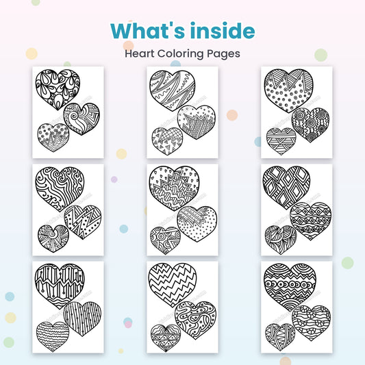 Heart Coloring Pages – what's inside