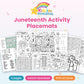 Juneteenth Activity Placemats printable – cover