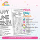 Juneteenth Facts Activity Booklet – features